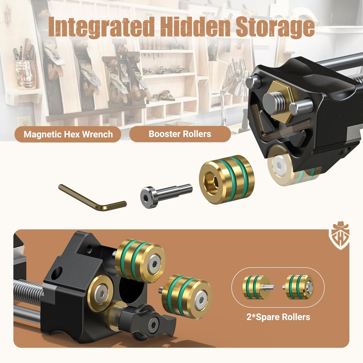 HONGDUI Chisel Sharpening Kit with Honing Guide, Sharpening Angle Fixture & Angle Gauge 15°-47°, Sharpener for 0.1"-3.2" Chisels, Planes, Woodworking Tool