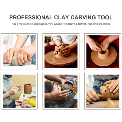 EXCEART Pottery Carving Knives Set - Professional Blank Repair Tools for Clay Sculpting and Modeling Lightweight Ergonomic Design Durable Crafting Kit for DIY Arts & Crafts