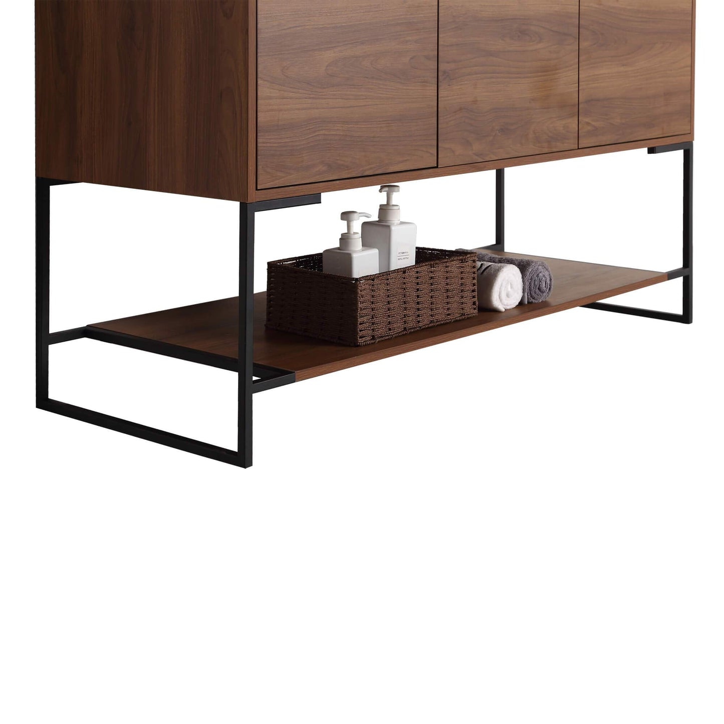 Fine Fixtures 48 Inch Bathroom Vanity with Sink - Modern Knob Free Design, Elegant Space-Saving Solution for Your Bathroom - Durable, Bathroom Vanities for a Contemporary Look - Urbania Collection