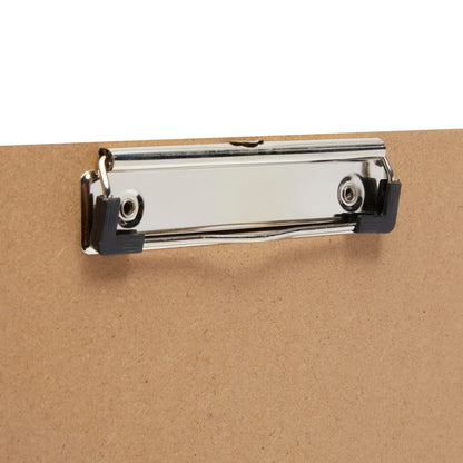 Bright Creations Artist Clipboard Pack - 18 x 18 in Brown MDF, 2 Pack - Portable Drawing & Field Sketch Board with Handle - Rubber Band & Iron Clips