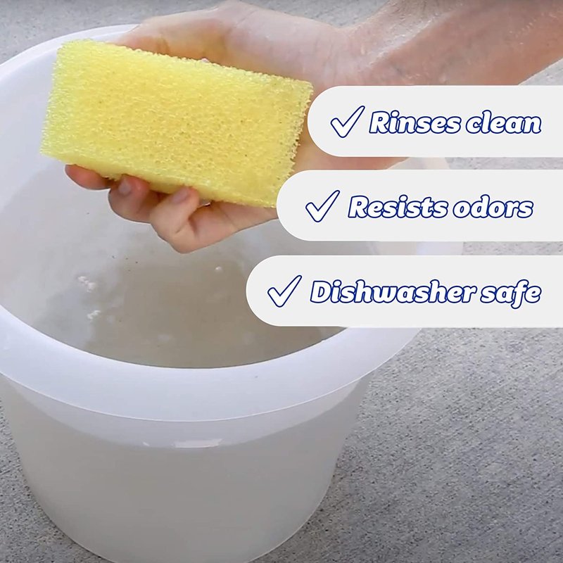 Scrub Daddy Large Sponge - Big Daddy - Scratch-Free Multipurpose Kitchen & Dish Sponge - BPA Free & Made with Polymer Foam - Stain & Odor Resistant (1 Count)