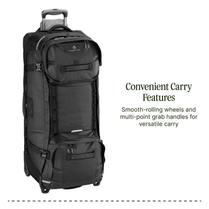 Eagle Creek Expanse ORV 2-Wheel 36" Trunk Wheeled Duffel Bag for Travel & Adventure Durable, Weather-Resistant Fabric Heavy-Duty Handles Wet & Dry Compartment Black