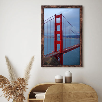 BESCRCL 20x30 Picture Frame Brown, Poster Frames Wall Hanging, Display Pictures 20 x 30 without Mat, 1 Pack