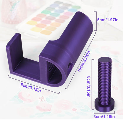 Diamond Painting Canvas Roll Holder,Adjustable Diamond Painting Canvas Table Clamp for Diamond Painting,Accessories and Tools for DIY Diamond-Painters,2 Pack(Purple)