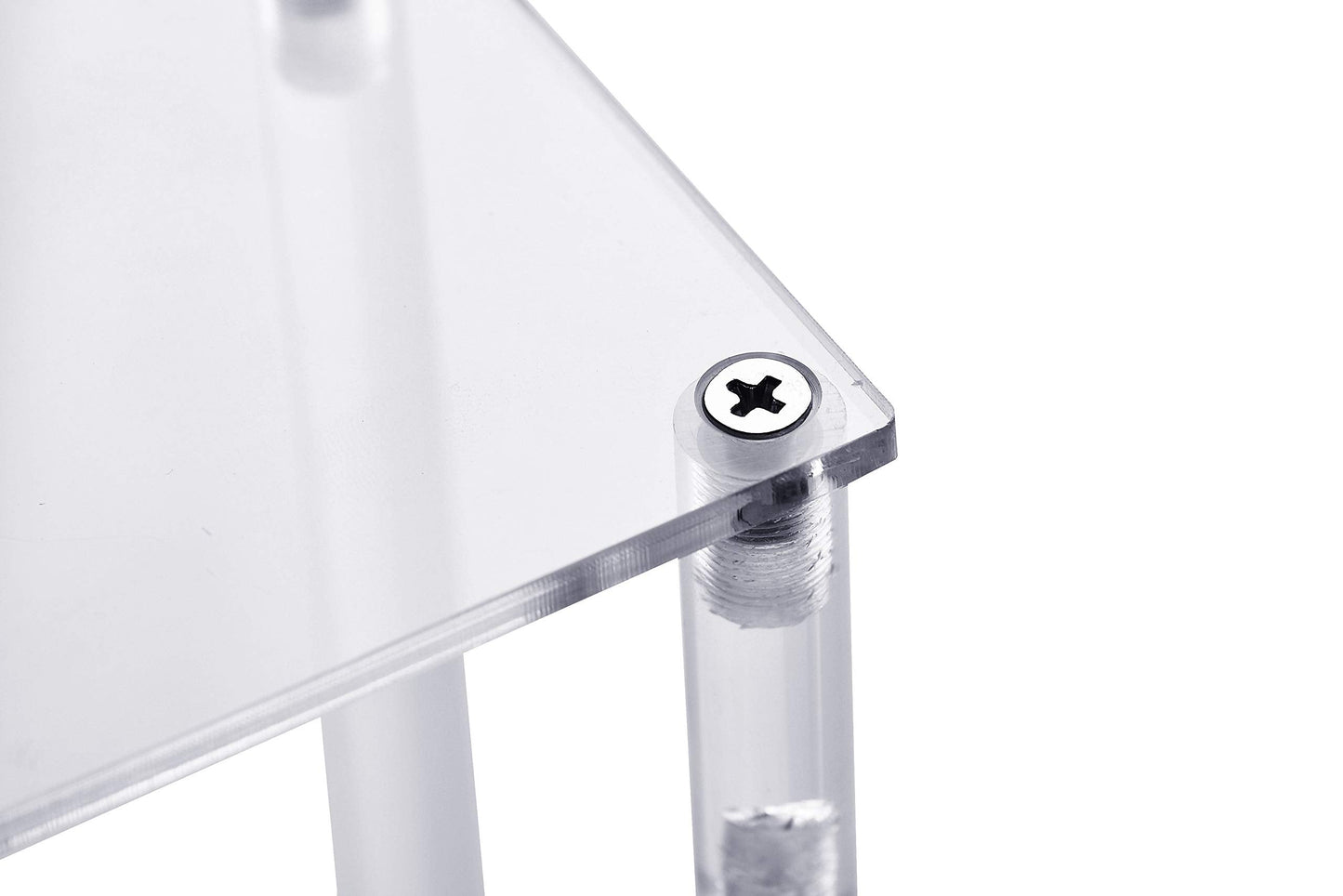 ihomecooker 3 Steps Clear Acrylic Display Riser Cupcake Stand Display for Decoration and Organizer