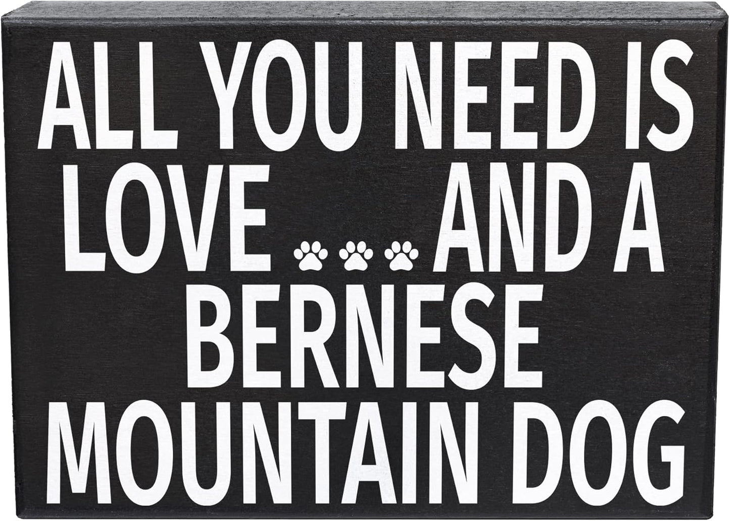 JennyGems Bernese Mountain Dog Gifts - All You Need is Love and a Bernese Mountain Dog, Made in USA