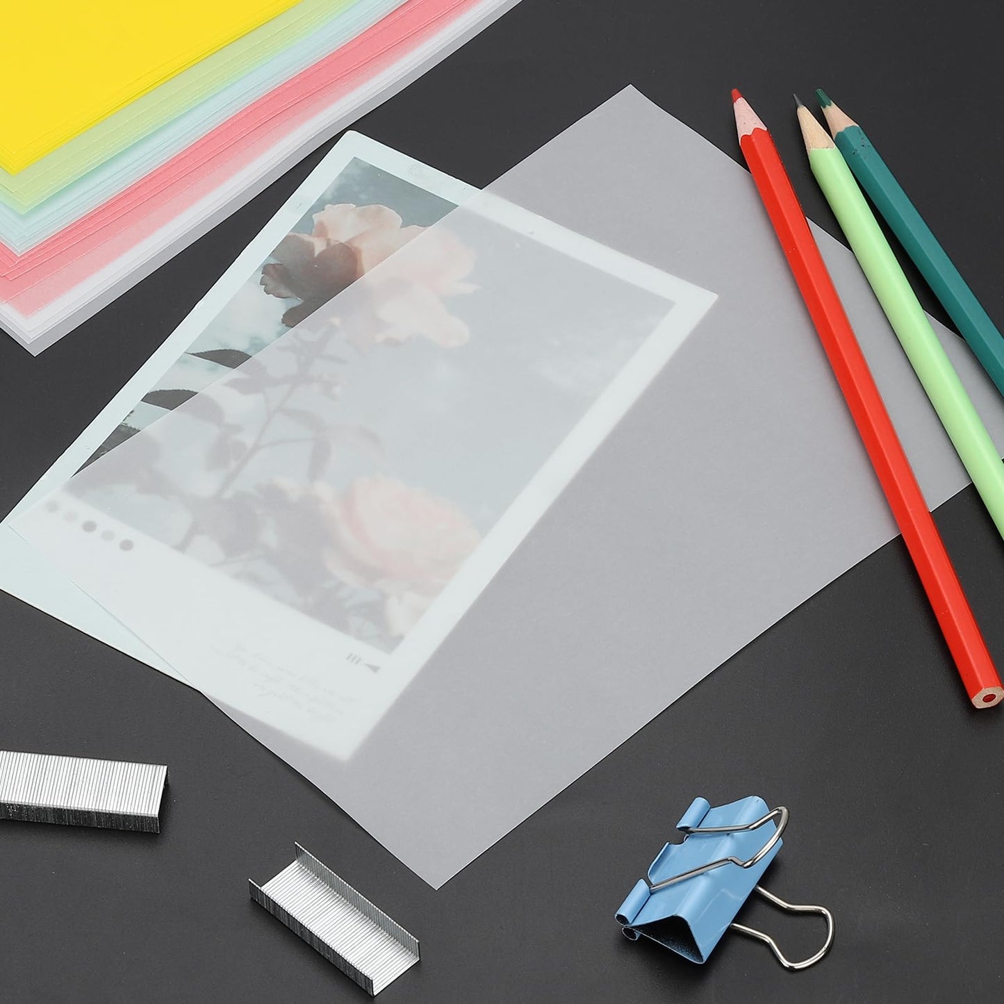 PATIKIL 150 Sheets Vellum Paper 5x7, Translucent, 100GSM for Invitations, Laser Inkjet Printing, Arts & Crafts