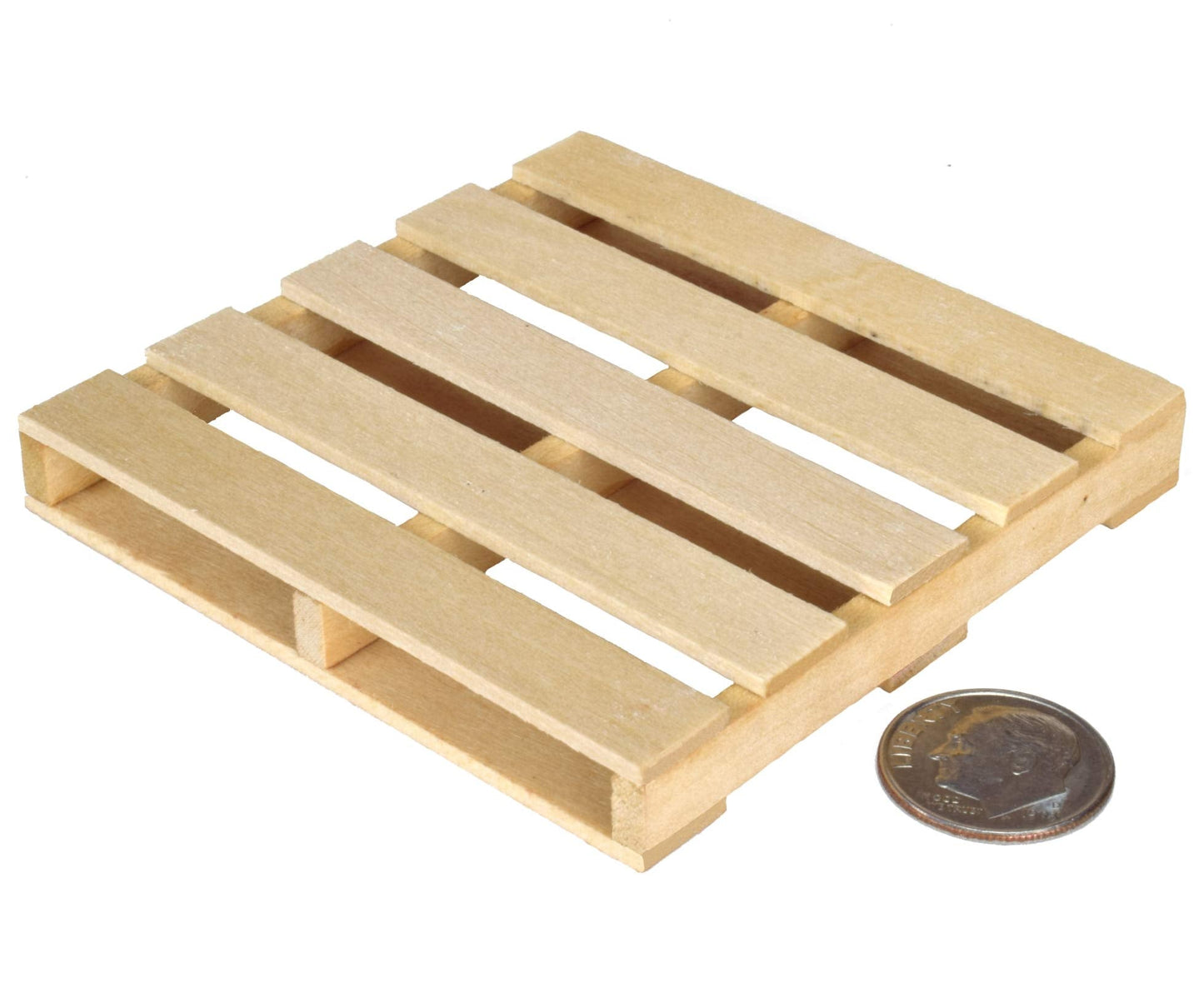 Acacia Grove Mini Red Bricks with Pallet, 1/6 Scale (32 Pack)