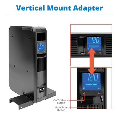 Tripp Lite 1000VA Smart UPS Battery Back Up, 500W Tower, 8 Outlets, LCD Display, AVR, USB, Tel / DSL / Coax Protection, 3 Year Warranty & $250,000 Insurance (SMART1000LCD) Black