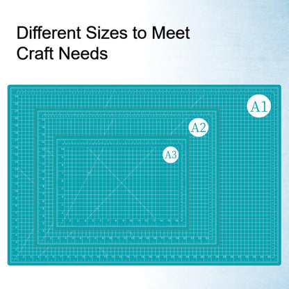 AMASEWART 18"x24" Self Healing Cutting Mat, Sewing Mat for Crafts, Double Sided 5-Ply Table Cutting Board for Fabric Quilting Leather Modeling Hobby Project, Turquoise