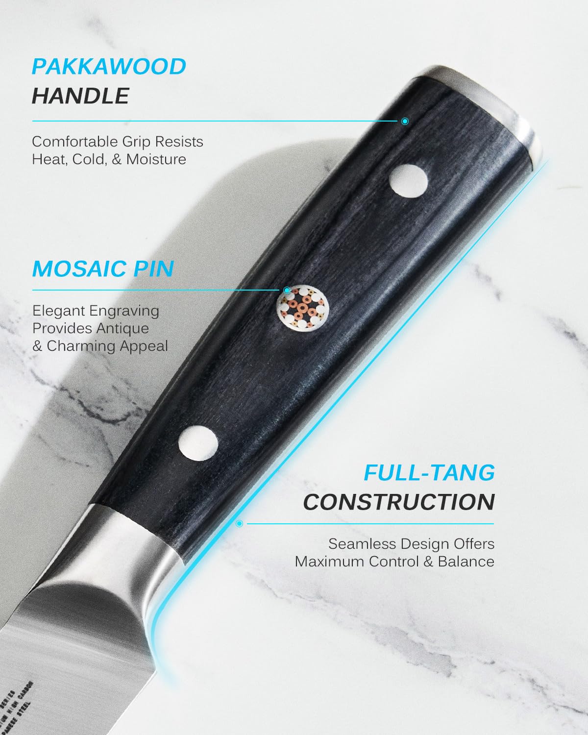 KYOKU Samurai Series Knife Japanese Style1 (Paring Knife, 3.5")