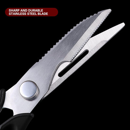 Kitchen Scissors All Purpose for Food, Dishwasher Safe with Comfort Grip, Ultra Sharp for Cooking Herbs & Meat