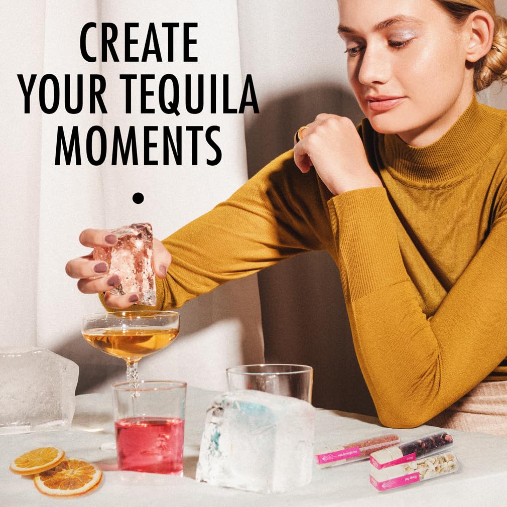 DO YOUR TEQUILA | DIY Tequila Infusion Kit | 12 Woodchip Blends & Botanicals | 2 Shot Glasses & Cocktail Recipes | Father's day gift | Gift for Men & Women | Gift for Anniversary & Birthday