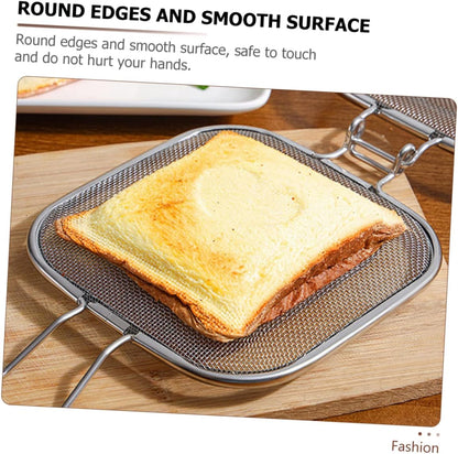 SUPVOX Sandwich Grill Folding Tray - Microwave Toaster Sandwich Maker for Bread Slice Grill Oven