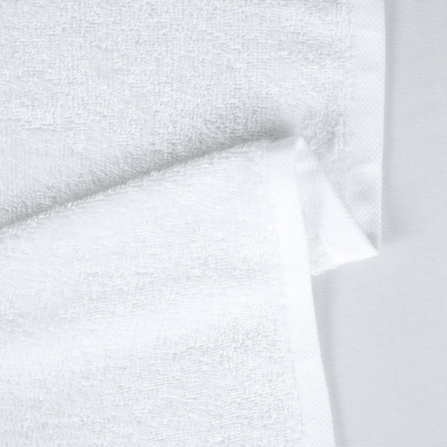 16 26 12-Pack Amazon Basics Soft and Thick Cotton Hand Towels for Bath, Kitchen, Gym, x in, White