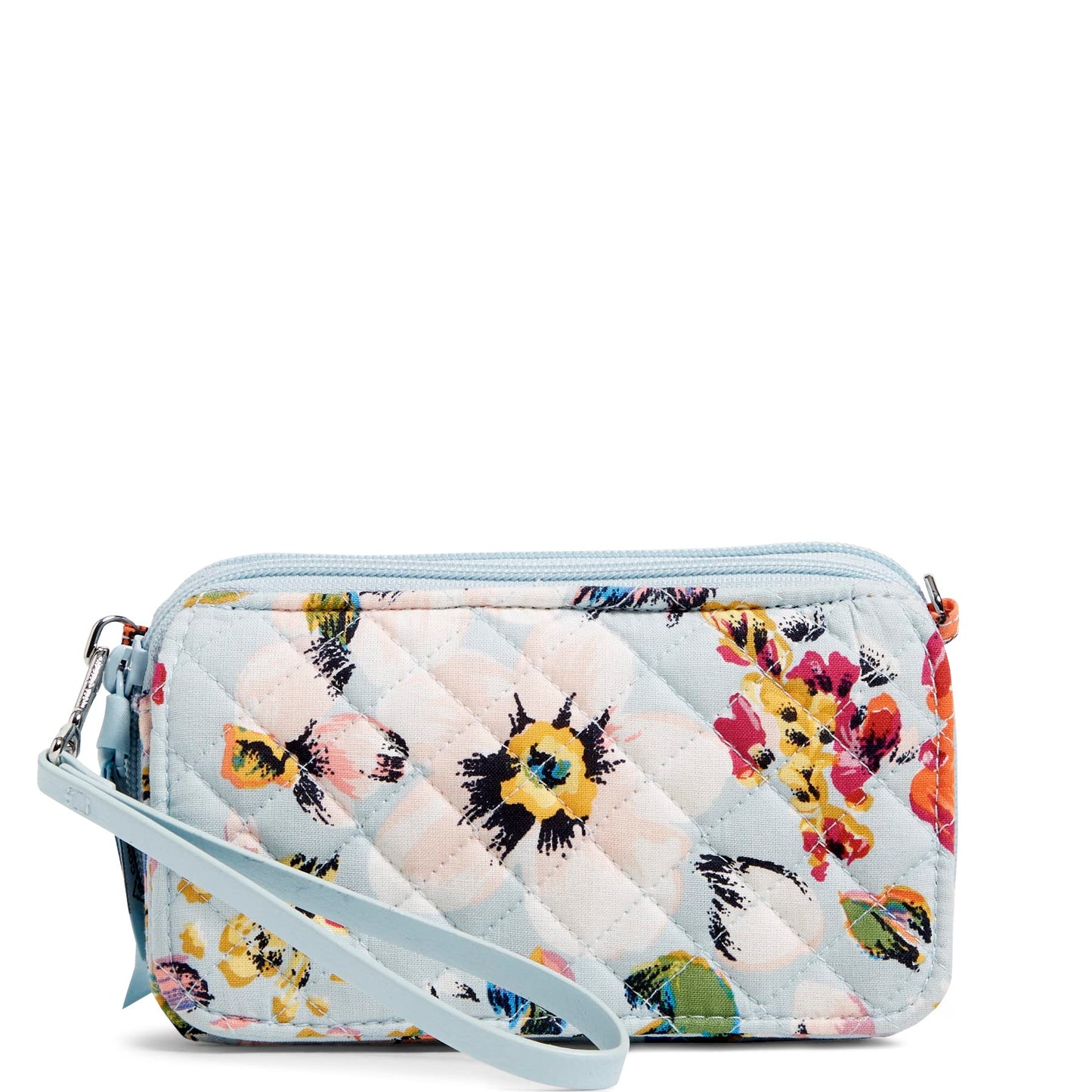 Vera Bradley Cotton All in One Crossbody Purse with RFID Protection