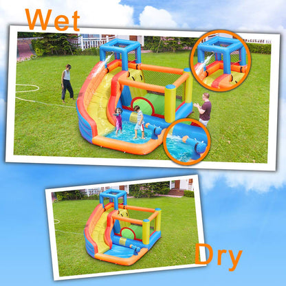 Inflatable Bounce Slide House Jumper Water Slide Park Combo for Kids Outdoor Party