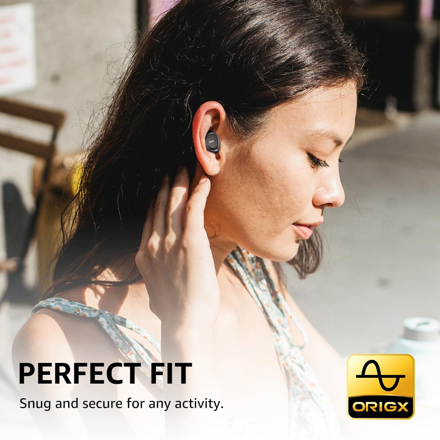 TOZO A1 Wireless Earbuds Bluetooth 5.3 Light Weight in Ear IPX5 Waterproof Headphones 2 Mic for AI Calls, Immersive Premium Sound Bass Headset with Charging Case, 32 Presets EQ Customization via App