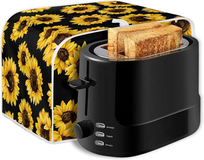 Camo Deer Toaster Cover and Blender Cover Set, Brown Camouflage Dust Cover Case for 4 Slice Small Appliances, Hunting