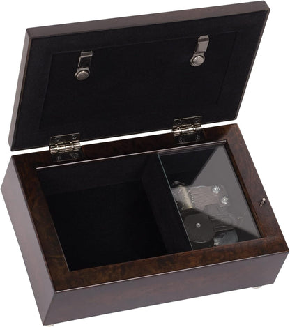 Jeweled Woodgrain Music Box - Sister Sentiment