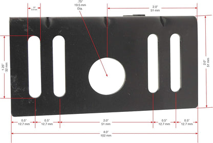 Tech Team Bed Frame Extension Set, 2 Pieces, Hardware Included, Extend Metal Bedframe to Meet Headboard
