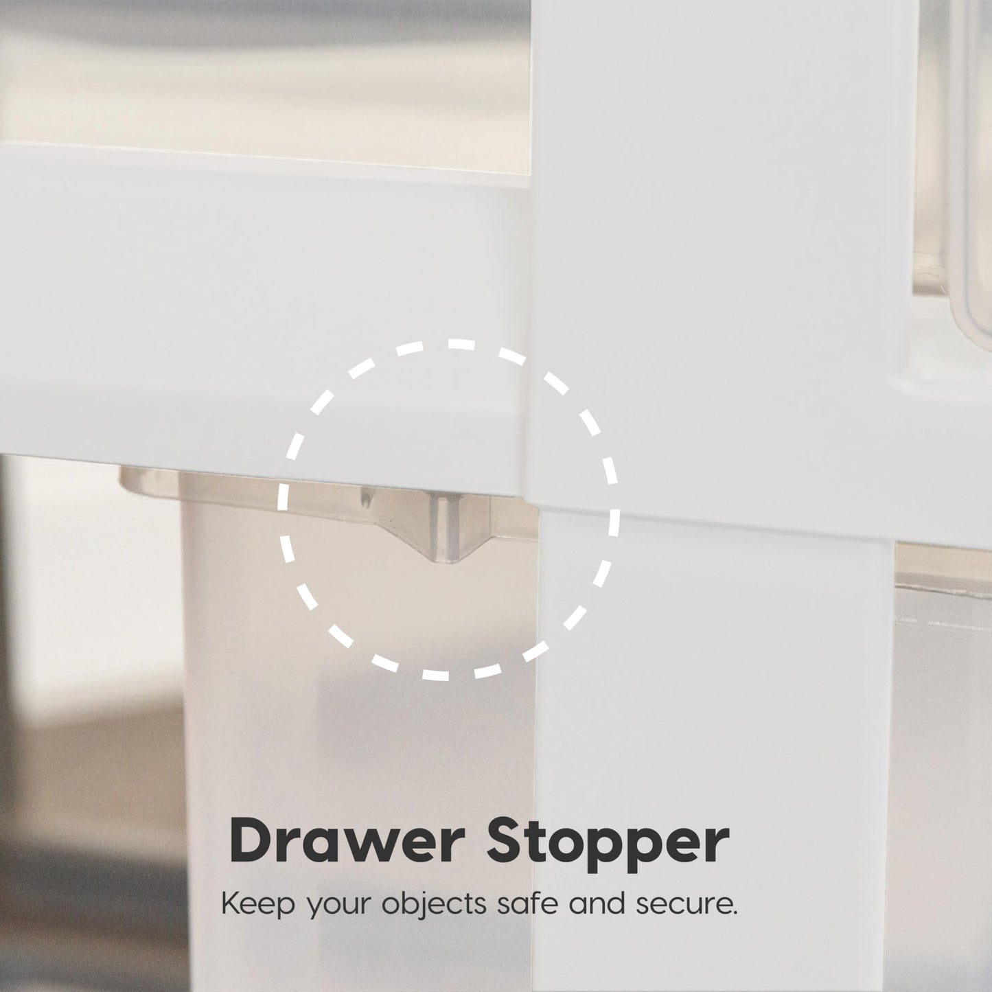 IRIS USA Plastic Drawer Storage Organizer Rolling Cart, with Wheels Casters, 6-Drawers, for Classroom Art Craft Supplies Dresser Closet Bathroom Laundry Room, White/Clear