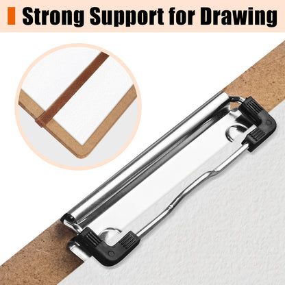 tutata 13 x 17 Drawing Board, Sketch Board with Handle, Portable Art Clipboard for Drafting, Fit in Artist Tote