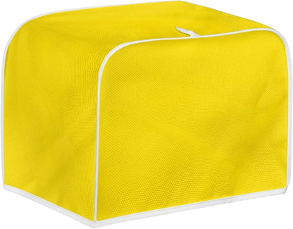 Yellow Toaster Dust Cover, Universal Storage Bag for 2 Slice Bread Toaster, Small Appliance Cover
