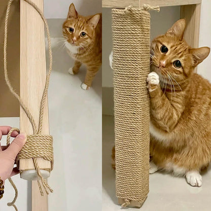 ILIKEEC 2-Pack Natural Jute Twine Rope, 5mm x 656ft Heavy Duty Sisal Hemp Rope for Crafts, Gardening, Cat Scratching Post, Bundling & Hanging, 328Feet/Roll