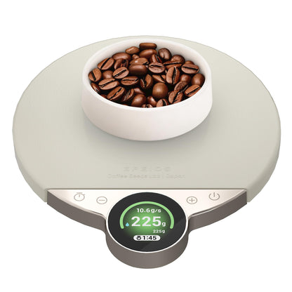 Cocinare Balance Pro Smart Coffee Scale with Timer and Water Flow Rate, Espresso Scale for Pour Over and Barista Brewing, Brew Assist Mode, 0.05g Precision, 3.5kg Digital Scale, App Control (White)