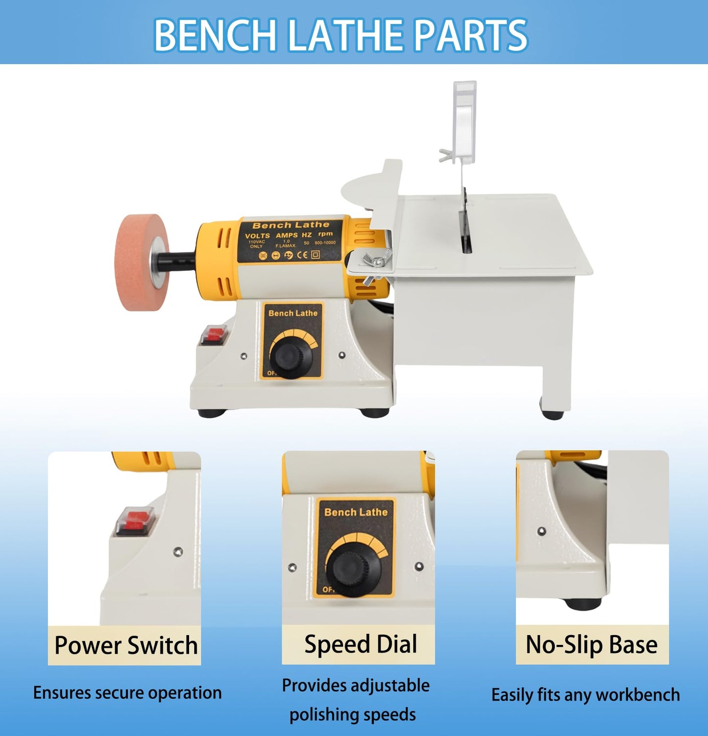 Lapidary Saw for Jewelry and Rock, 750W Mini Lapidary Equipment with Jade Carving Kit, 110V Rock Cutting Machine for Gemstone Agate and Jewelry Polishing
