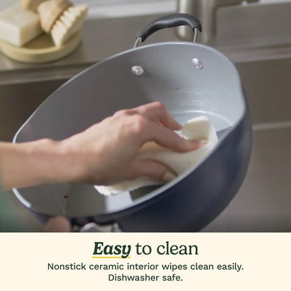 Cuisinart Preferred Pan 4-Pc Set - Nouveau Navy (4.5 Qt. Multi-Purpose Pan w/Cover, Steamer, Slotted Turner)
