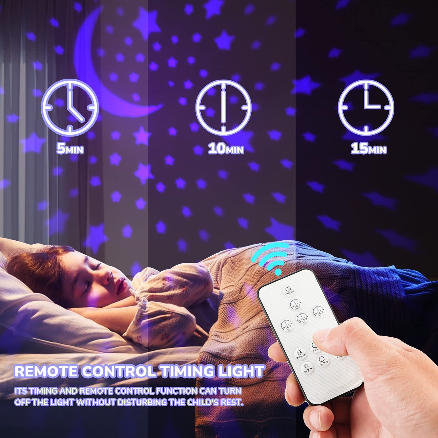 MINGKIDS Toys for 3-8 Year Old Girls Boys,Timer Rotation Star Night Light Projector Kids,16 Lights Moode, 2-9 Year Olds Kids Chritsmas Birthday Gifts for 4 5 6 Year Old,Girls Room Decor