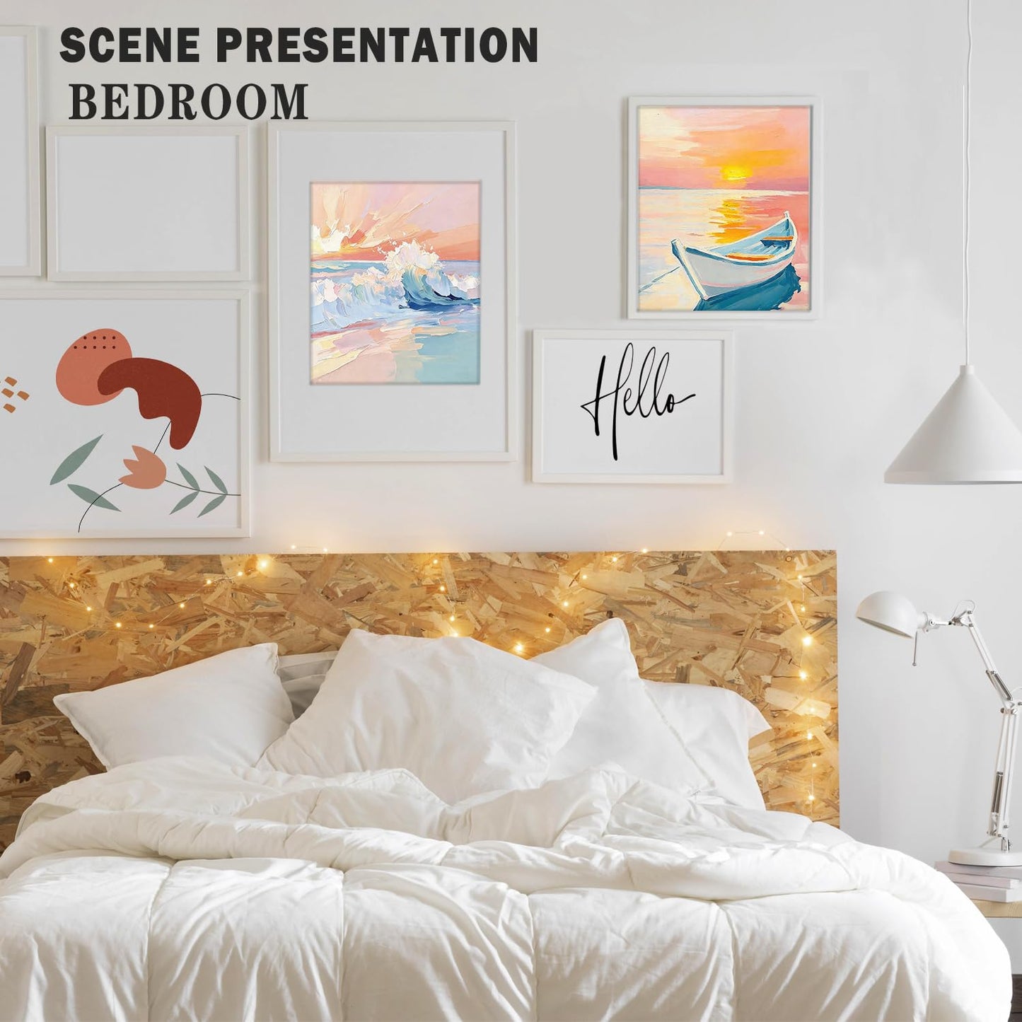 XUNLURY Pastel Ocean Beach Diamond Art Kits 4 Pcs, Summer Beach Surfer Girls Sunset Diamond Painting Kits for Adults Beginners, Full Drill Diamonds Dots for Home Decor, 9.8x11.8 Inch