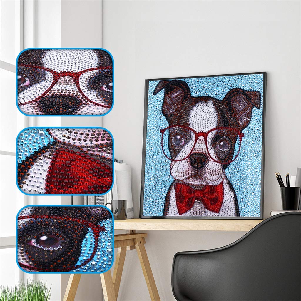 Painting by Number Kits for Kids 5D Diamond Painting Full Drill Diamond Dotz Kits for Children Gifts