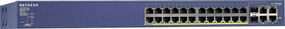 NETGEAR 8-Port Gigabit Ethernet Smart Switch (GS108T) - Managed, with 1 x PD Port, Optional Insight Cloud Management, Desktop or Wall Mount, Silent Operation, and Limited Lifetime Protection