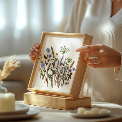 COCOMOX 3 Sets Embroidery Practice Kits, Flower Pattern Embroidery Kit for Beginners Adults, Hand Embroidery Kit, Easy to Follow Instruction and Video