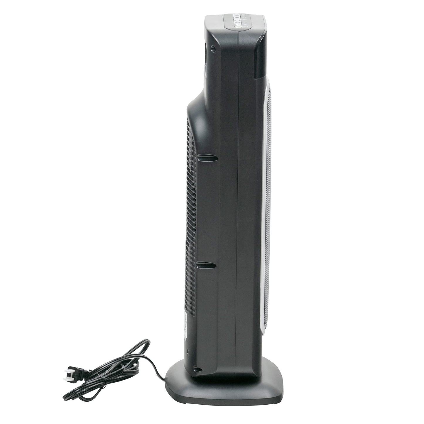 Comfort Zone Electric 24" Oscillating Digital Tower Space Heater with Full Function Remote, Adjustable Thermostat, and Overheat Protection, Ideal for Home, Bedroom, & Office, 1,500W, CZ523RBK