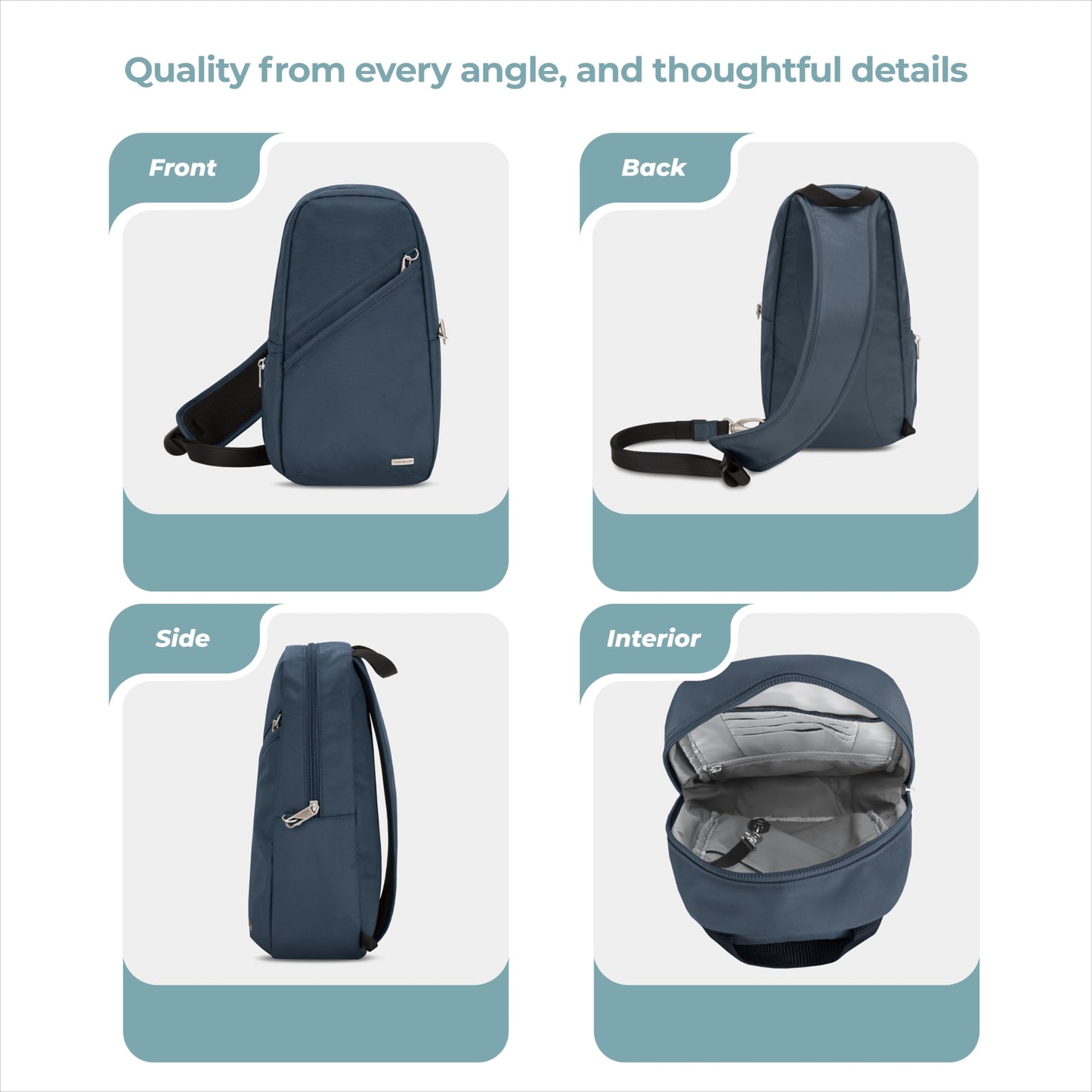 Travelon Anti-Theft Classic Sling Bag