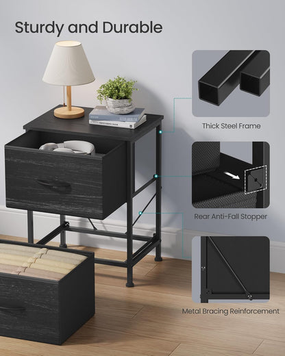 2 Closet, ULGS312BE02S SONGMICS BELLAH Collection - Dresser for Bedroom, Chest of Drawers, Nightstand, Drawers, Storage