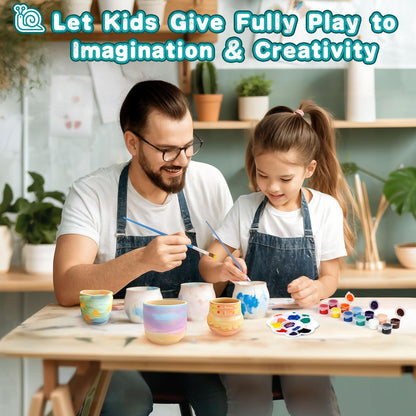 Pottery Wheel for Kids-Complete Pottery Painting Kit Arts and Crafts for Kids Ages 8-12, Clay Sculpting Tools with 1.7lb Air Dry Clay, Birthday Christmas Gifts Toys for Boy Girls Age 6 7 8 9 10 11 12