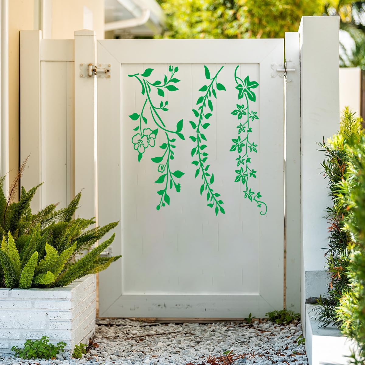 14Pcs Vine Leaf Stencils Flower Leaf Painting Stencils Leaves Floral Stencil Leaves Vine Plastic Art Drawing Templates DIY Crafts Plant Stencil for Painting on Wood Wall Door Canvas Home Decor