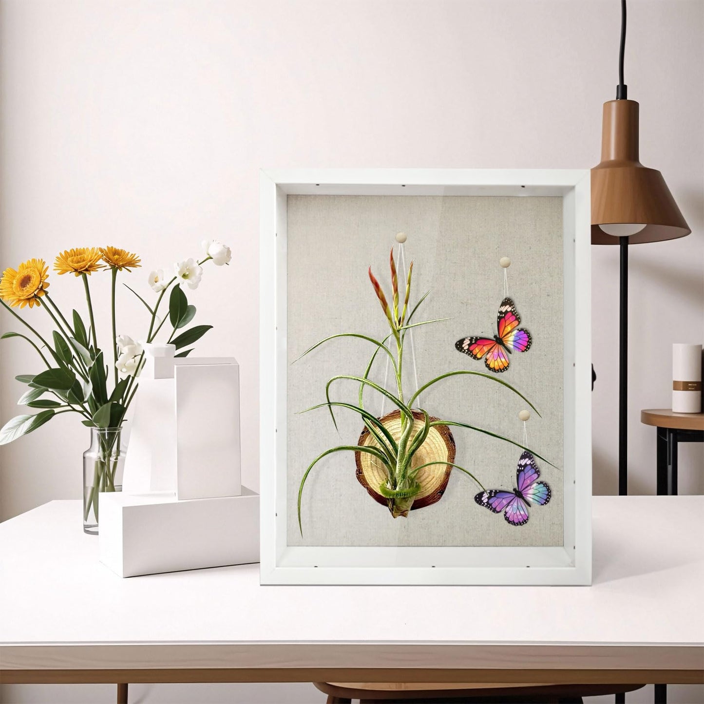 16x20 Inch Shadow Box Frame, Extra Deep Display Shadow Boxes Wood Cases Large for Flowers Bouquet Wedding Photo or Memory Pictures & Keepsake Pet Memorial