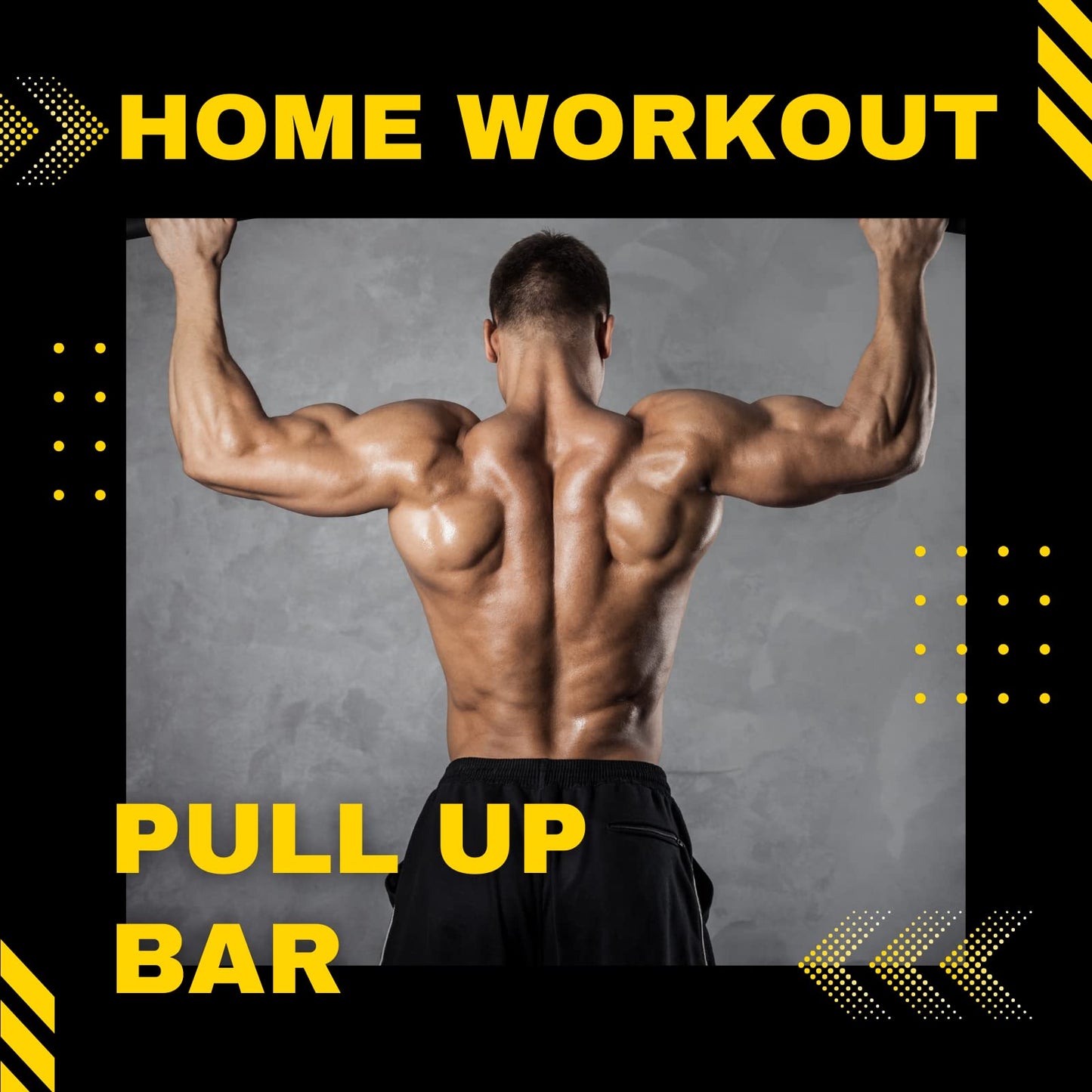 DreamGYM Doorway Pull-up Bar - Chin-up Bar - Swing Support Bar