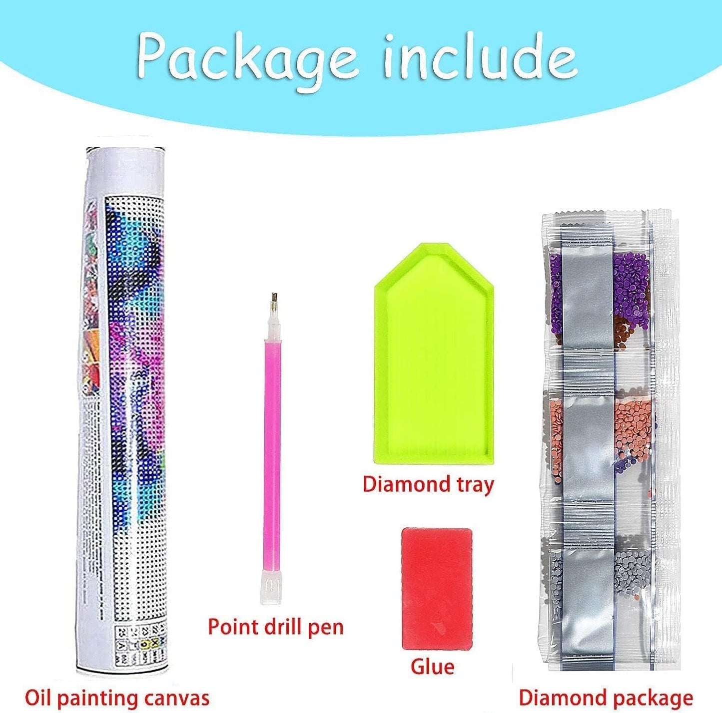 Mrnsiet 6 Pack Skull Diamond Painting Kits for Adults, Skull Woman Diamond Art Kits for Beginners,5D DIY Halloween Full Drill Round Crystal Gem Art Craft Kits for Home Decor 12x16 Inch
