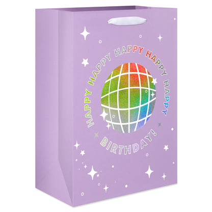 American Greetings 10" Medium Gift Bags for Birthdays and Celebrations (4 Bags)