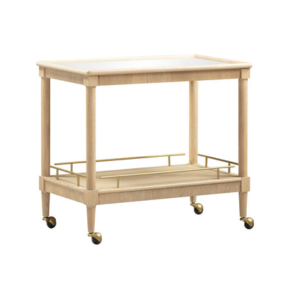 Tov Furniture Slosh Natural Ash Bar Cart