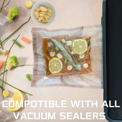 Vacuum Sealer Bags Rolls, 7 Sizes, 2 Pack, Thicker Heavy Duty, BPA Free, Great for Vac Storage, Sous Vide Cooking (1
