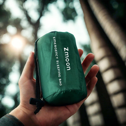 Zmoon Emergency Sleeping Bag Survival Bag, Portable Waterproof Thermal Bivy Sacks,Bivvy Bags,Camping Mylar Sleeping Bag Survival Gear Emergency Blankets Survival Shelter (2)