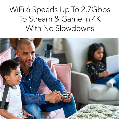 NETGEAR Nighthawk Modem Router Combo (CAX30) DOCSIS 3.1 Cable Modem and WiFi 6 Router - AX2700 2.7 Gbps - Compatible with Xfinity, Spectrum, Cox, and More - Gigabit Wireless Internet
